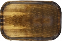 Holztablett 45X32 cm mit glatter Oberfläche