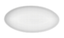Schale oval 23  cm weiß, FUNction