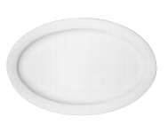 Platte oval Fahne 9061/32 weiß, Dimension
