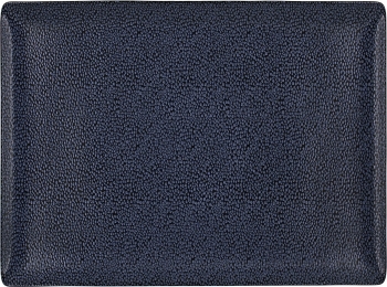Platte rechteckig coup 27 x 20 cm, Pearls Dark, Nobel China