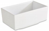 Bento Box -ASIA PLUS- 15,5 x 9,5 cm hoch weiß/weiß