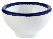 Schale -PURE- weiß blau Ø 5,5 cm