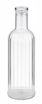 Flasche STRIPES transparent
