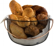 Brot und Obstkorb Ø 30 cm, H: 19 cm