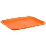 Fast Food-Tablett orange 35 x 27 cm, H: 2 cm