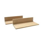 Einsatz für 3 Fächer Holzbox VALO, 2er Set 24 x 10,5 cm, H: 6 cm