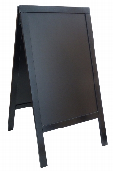 Doppeltafel 120 cm schwarz