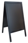 Doppeltafel 120 cm schwarz