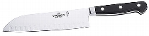 Santoku-Messer Klinge mit Kullenschliff
