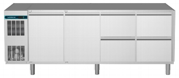 Kühltisch 2 Türen 4 Schubladen 1/2 CLM 650 4-7031