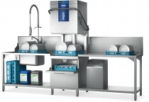 Geschirr- und Untensilienspülmaschine PROFI TLW-10A mit integrierter Wasserenthärtung