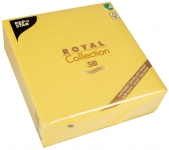 Servietten ROYAL Collection 40 cm x 40 cm gelb 50er Pack