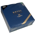 Servietten ROYAL Collection 40 cm x 40 cm dunkelblau  50er Pack