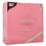 Servietten ROYAL Collection 40 cm x 40 cm rosa 50ger Pack