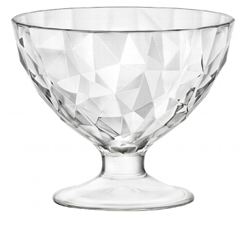 Eis-/Dessertschale Diamond transparent 36cl